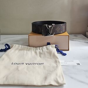 Louis Vuitton Dark Brown LV Monogram Belt